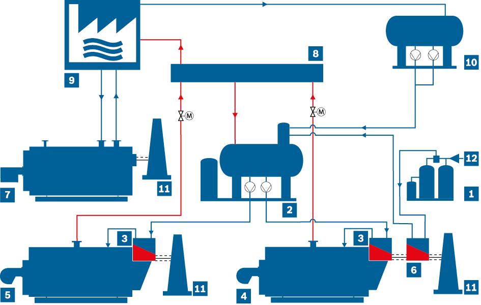 Schematic representation of an open condensate system