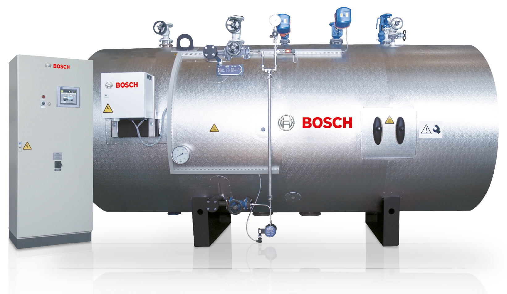 High-pressure condensate tank, including equipment and control