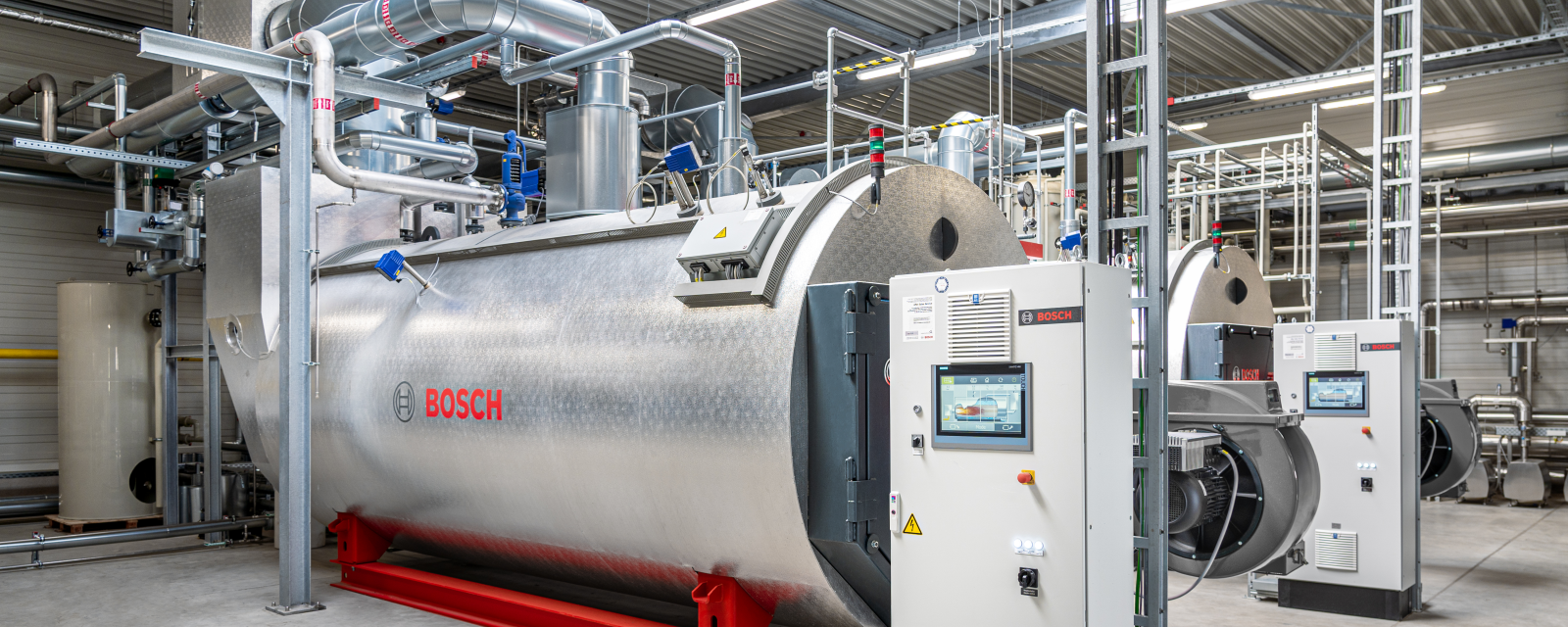 Design of steam boiler systems with the Bosch planning tool